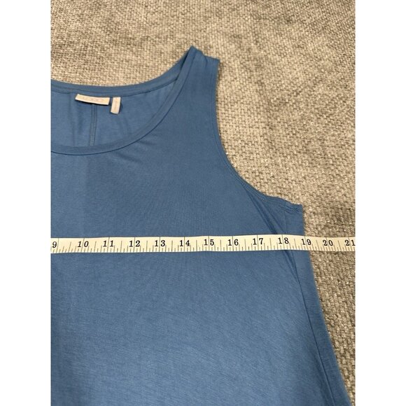 Logo‎ By Lori Goldstein Tank Top Womens Large Blue Sleeveless Tunic Lightweight - Picture 5 of 7